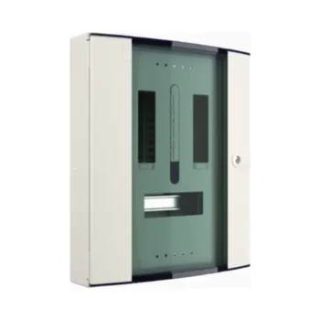 Hager JK106BG 125A 6 Way TPN Board Glazed Door