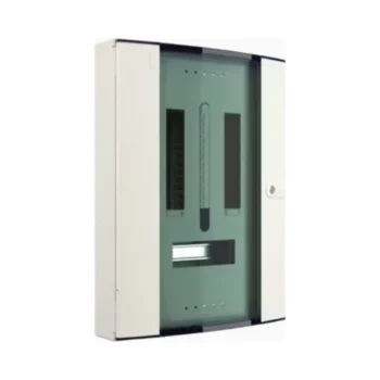 Hager JK108BG Hager JK108BG 125A 8 Way TPN Board Glazed Door