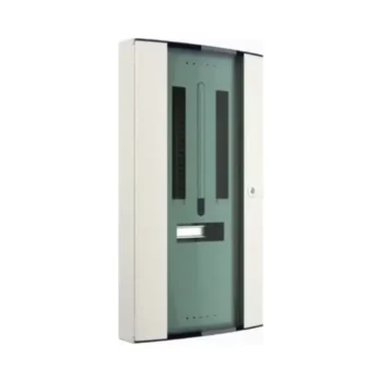 Hager JK116BG Hager JK116BG 125A 16 Way TPN Board Glazed Door