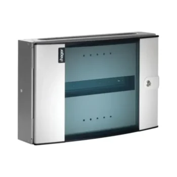 Hager JK116EG Hager JK116EG 16 Module Din Rail Extension Box with Glazed Door