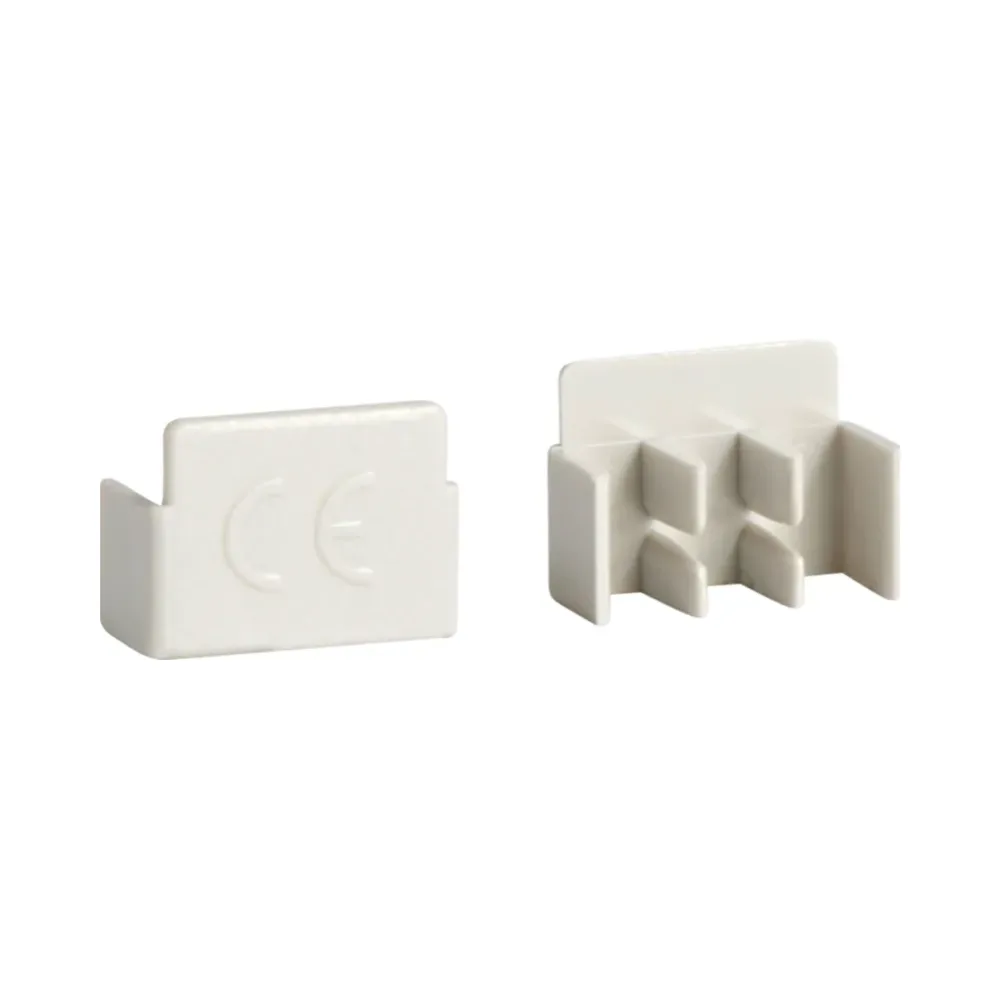 Hager KZ023A End Caps for 2P and 3P Busbars (Pack of 10) 1 Hager KZ023A End Caps for Busbars (Pack of 10)