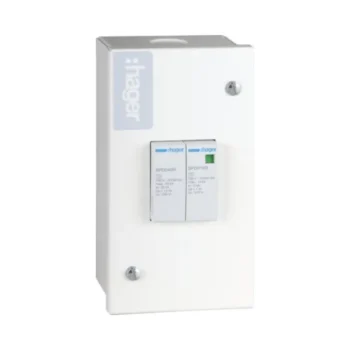 Hager VA2T2SPD Type 2 Surge Protection Enclosure with L&N Cable
