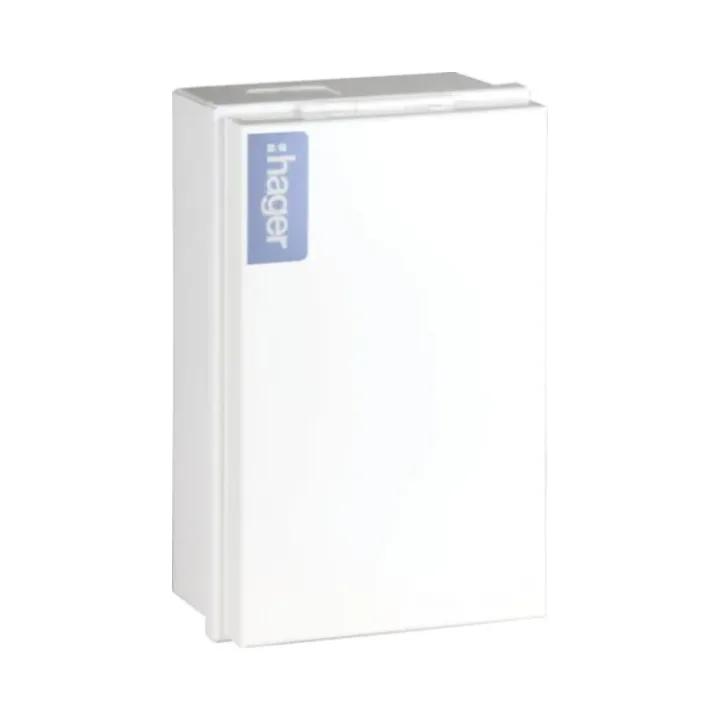 Hager VA4T2SDSPDD Type 2 Surge Protection Metal Enclosure c/w Doors and 100A Main Switch 1 Hager VA4T2SDSPD Type 2 Surge Protection Metal Enclosure c/w Doors and 100A Main Switch