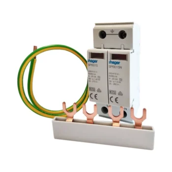 Hager VME02SPD Type 2 SPD Surge Protection Kit