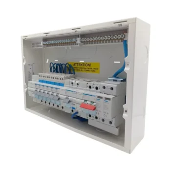 Hager VML112SPDRK/EV EV Consumer Unit Kit - 12 Usable Ways, 6 RCBOs of your choice and 1 Designed for EV Charging 2 Module RCBO
