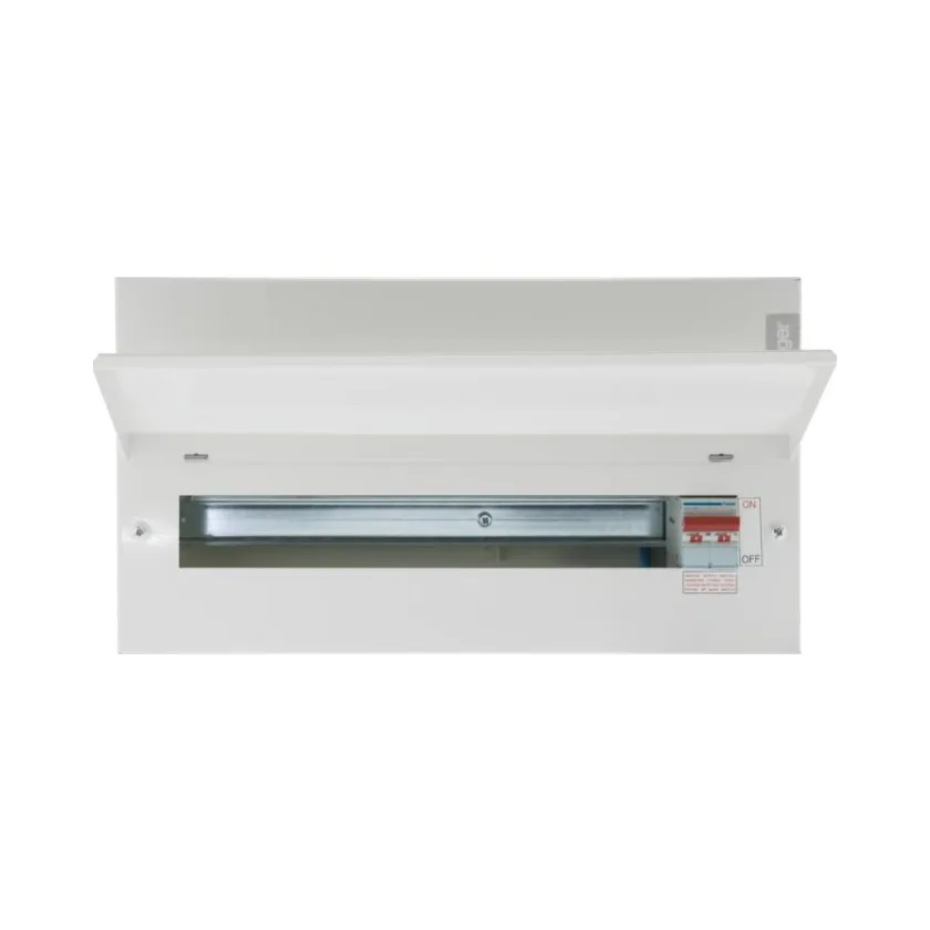 Hager VML114RK 14 Way Main Switch Consumer Unit with Round Knockouts 1 Hager VML114RK 14 Way Main Switch Consumer Unit with Round Knockouts