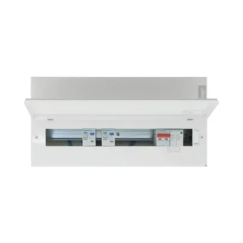 Hager VML914CUSPDRK SPD Dual RCD 14 Way Consumer Unit