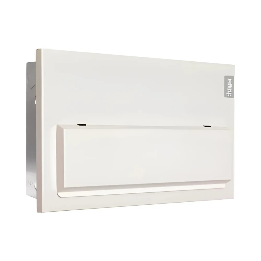 Hager VMLF118SPD 18 Way 100A Flush Consumer Unit with SPD 1 Hager VMLF118SPD 18 Way 100A Flush Consumer Unit with SPD