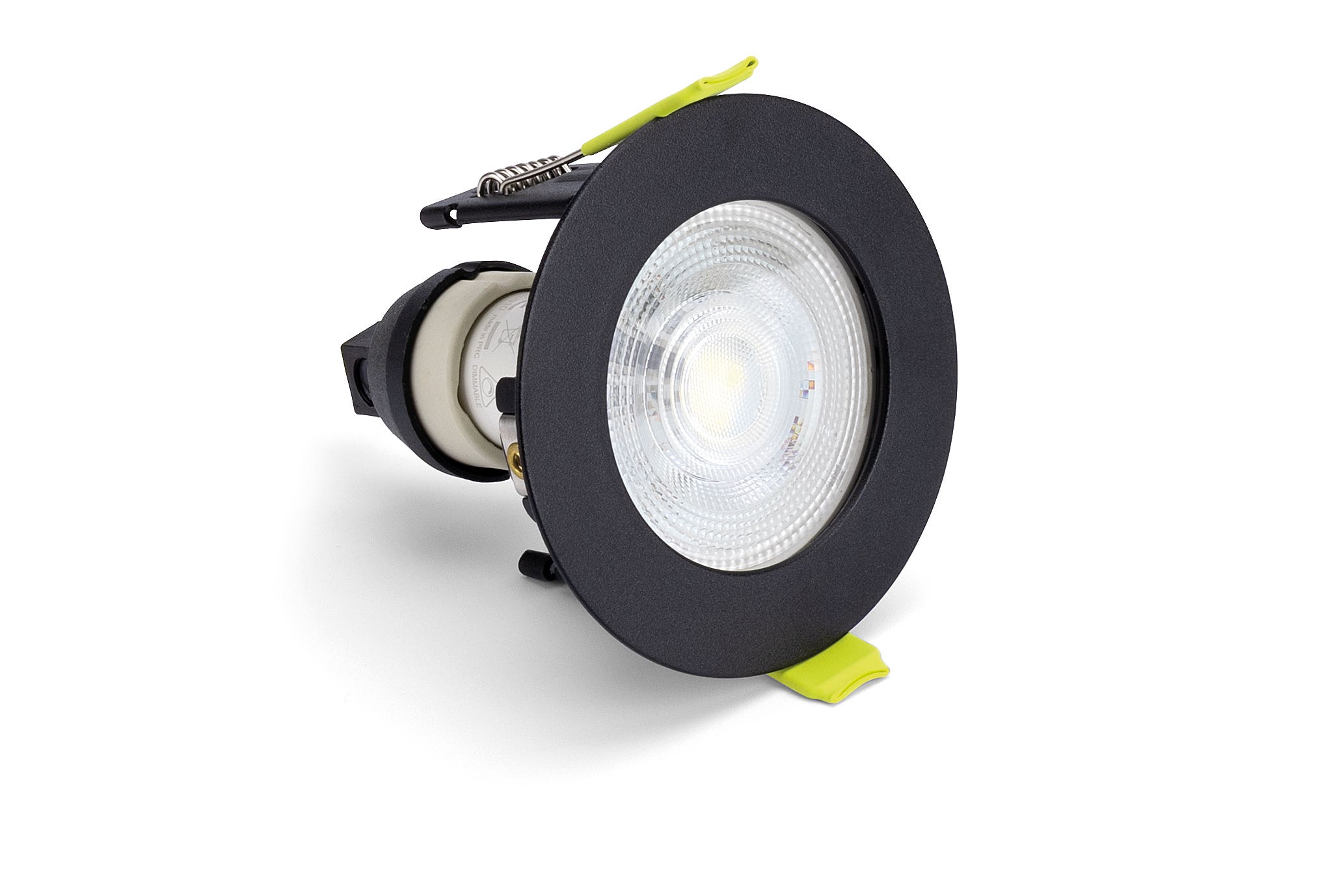 Integral | ILDLFR60D109 | Evofire | Fire Rated GU10 Downlight | IP65 | Black Finish 1 Integral ILDLFR60D109 Mini GU10 Downlight