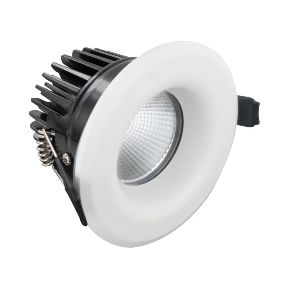 Integral | ILDLFR70A006 | Luxfire | LED Downlight | IP65 230V | 4000K Cool White | 36° | 9W 1 Integral ILDLFR70A006 Integral LED Luxfire Fire Rated Downlight - IP65 740Lm 9W 4000K 36° - Matt White 1