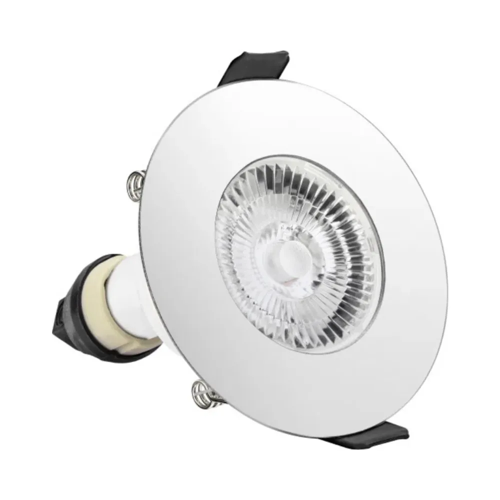 Integral ILDLFR70D017 Evofire Fire Rated IP65 Polished Chrome LED GU10 Downlight 1 Integral ILDLFR70D017 Evofire Fire Rated IP65 Polished Chrome LED GU10 Downlight