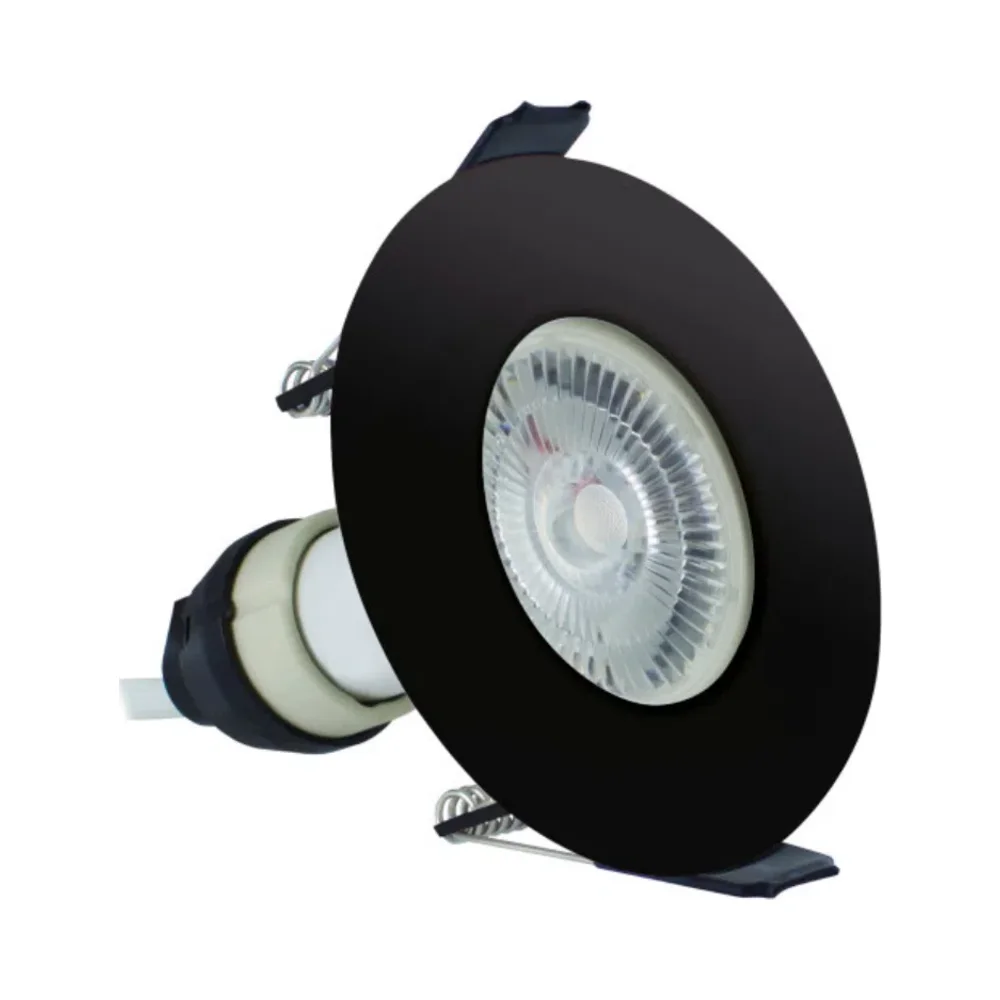 Integral ILDLFR70D028 Evofire Fire Rated IP65 Black LED GU10 Downlight 1 Integral ILDLFR70D028 Evofire Fire Rated IP65 Black LED GU10 Downlight