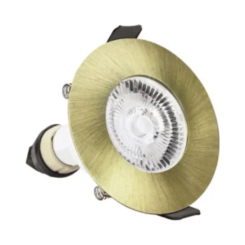 Integral ILDLFR70D045 Evofire Fire Rated IP65 Antique Brass LED GU10 Downlight