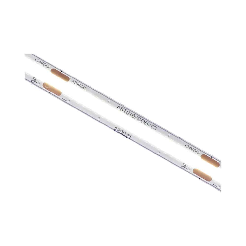 ALL LED 1m Seamless COB Dotless LED Strip 4000K Cool White, 10W/m IP20 24V with 2m Prewired Tail 1 ALL LED KWC-ST010/COB/40/1M/2MTAIL ALL LED Seamless 10W/m IP20 24V COB Dotless LED Strip - 4000K Cool White - 1 Metre + 2 Metres Prewired Tail