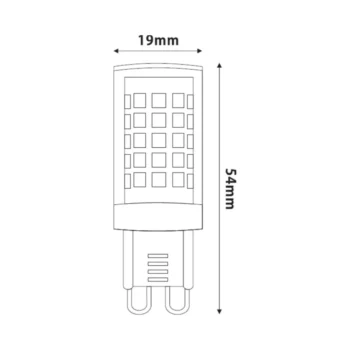 Knightsbridge G9LED17 4W G9 Dimmable LED Lamp – 4000K Cool White 2