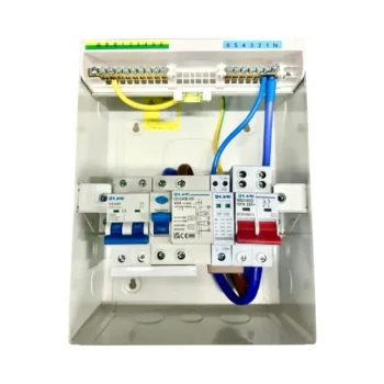 Live Electrical Heat Pump SPD Consumer Unit with Type B RCD and C40 DP MCB
