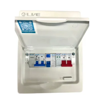 Live Electrical Heat Pump Consumer Unit with Type F RCD