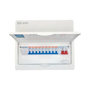 Live Electrical 11 Way SPD Metal Consumer Unit Kit c/w 9 RCBOs