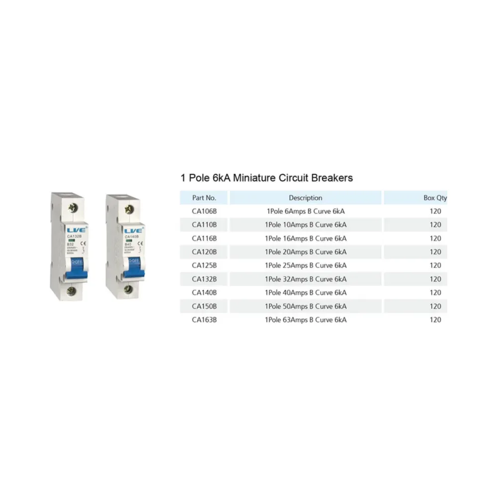 Live Electrical CB140D 40A Curve D 10kA MCB 2 Live Electrical CB140D Live Electrical CB140D 40A Curve D 10kA MCB 2