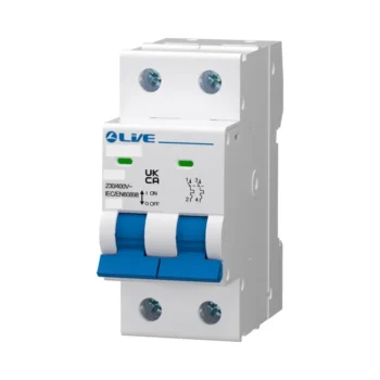 Live Electrical CB206C 2 Pole MCB 6A C Curve