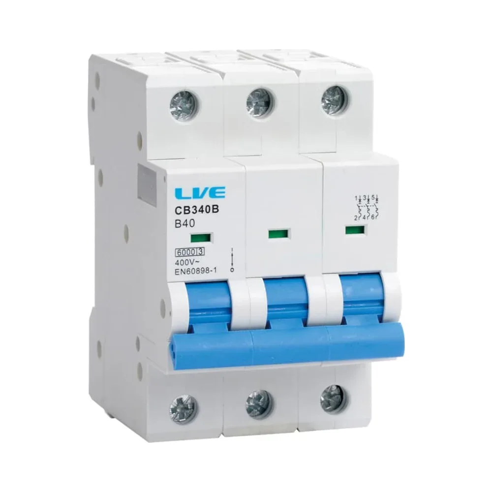 Live Electrical CB310B 3 Pole 10A B Curve 10kA MCB 1 Live Electrical CB310B Live Electrical CB310B 3 Pole 10A B Curve 10kA MCB 1