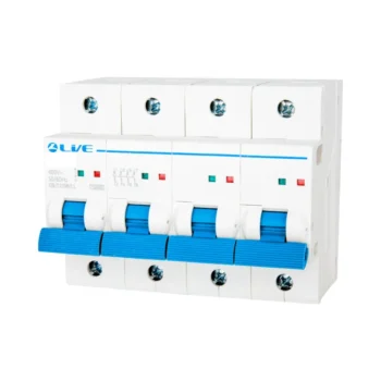 Live Electrical CZ4100B 4P 100A MCB 10kA Curve B