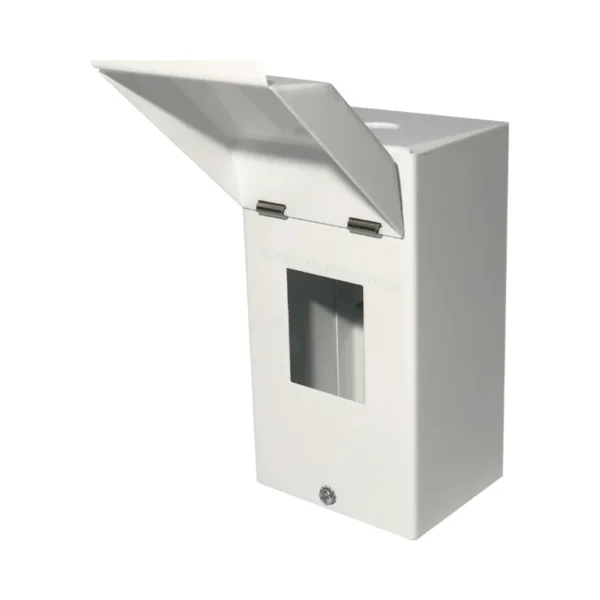 Empty Rails Material Electrical Live Electrical EMCU2-A 2 Way Metal Enclosure