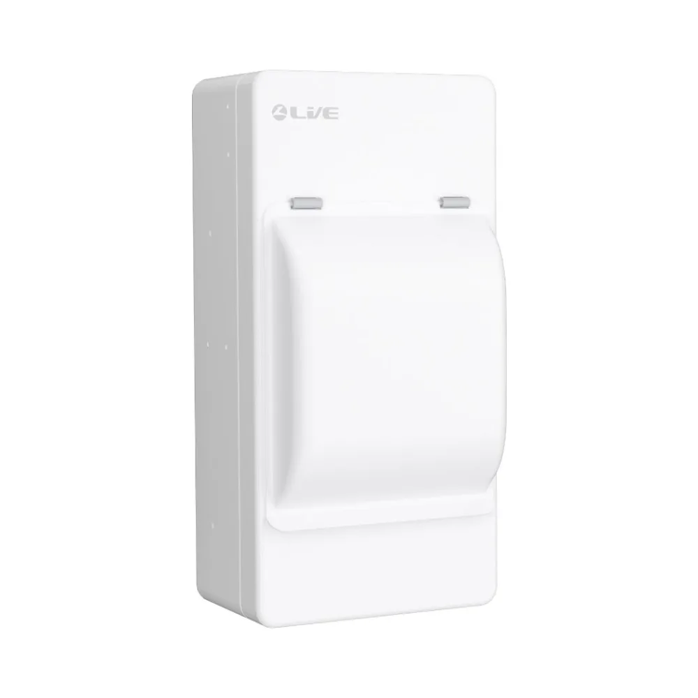 Live Electrical EMU4 4 Way Empty DIN Rail Metal Enclosure With Lid 2 Live Electrical EMU4 4 Way Empty DIN Rail Metal Enclosure With Lid