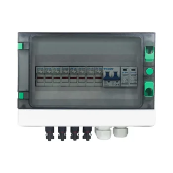Live Electrical ENC12-PV4/1 Live Electrical 12 Way (8 Fuses) Solar Consumer Unit DC 1000V 4 Input 1 Output 1