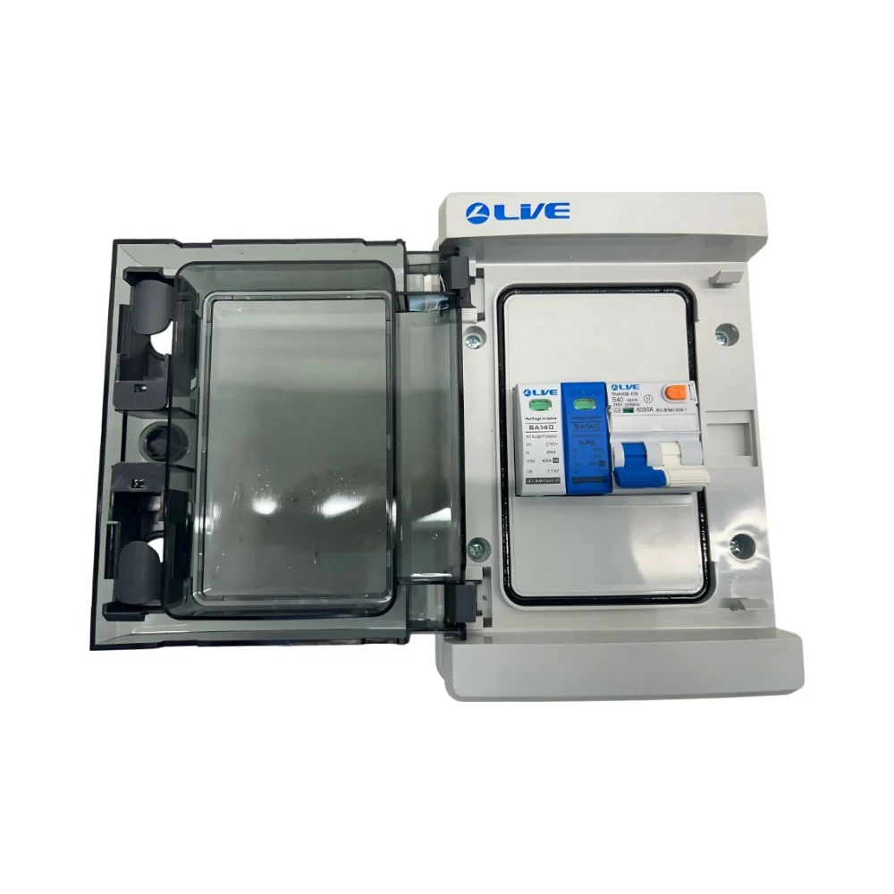 Live Electrical EV432SP-BP IP65 EV Consumer Unit B32 RCBO + Type 2 SPD + Busbar 1 Live Electrical EV432SP-BP IP65 EV Consumer Unit B32 RCBO + Type 2 SPD + Busbar