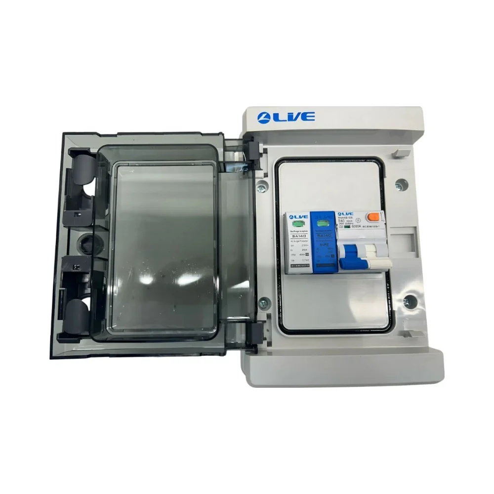 Live Electrical EV440SP-BP IP65 EV Consumer Unit B40 RCBO + Type 2 SPD + Busbar 1 Live Electrical EV440SP-BP IP65 EV Consumer Unit B40 RCBO + Type 2 SPD + Busbar