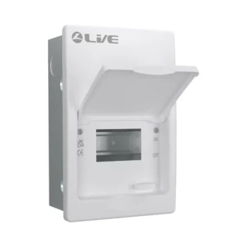 Live Electrical FMC04 4 Module Flush Mounted Metal Enclosure