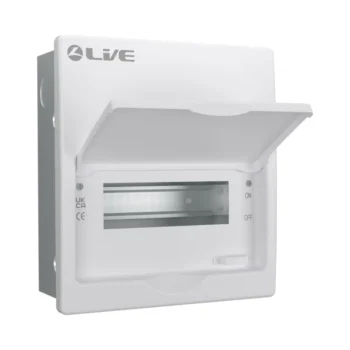 Live Electrical FMC08 8 Module Flush Mounted Metal Enclosure