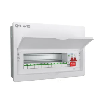 Live Electrical FMC16M-SP 13 Way Flush SPD Metal Consumer Unit