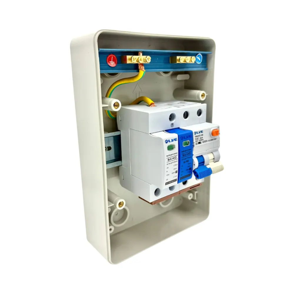 Live Electrical LEV432SP-P IP65 EV Consumer Unit C32 RCBO + Type 2 SPD + Busbar 2 Live Electrical LEV432SP-P IP65 EV Consumer Unit C32 RCBO + Type 2 SPD + Busbar 2
