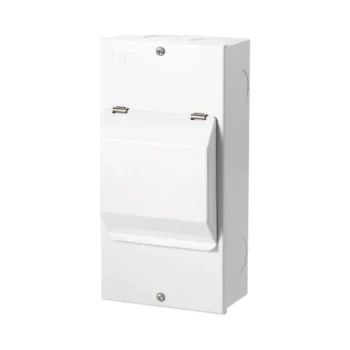 Live Electrical LEVB440-MS 4 way Metal Enclosure Type A 40A Double Pole RCBO and DP 100A Main Switch 2