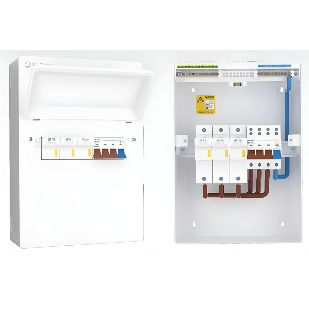 Live Electrical | LHFS125 | 3 Phase Metal Switch Fuse Box | 3 x 100A Fuses 1 Live Electrical LHFS125 3 Phase Switch Fuse