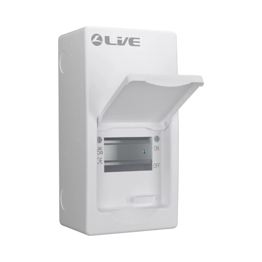 Live Electrical LSMC04 4 Module Metal Enclosure 1 Live Electrical LSMC04 4 Module Metal Enclosure