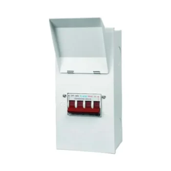 Live Electrical MCS125A Live Electrical Metal 125A Changeover Switch Box