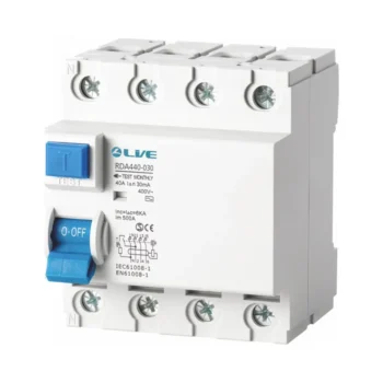 Live Electrical RD463-100 Live Electrical 4 Pole Type A 63A 100mA RCD