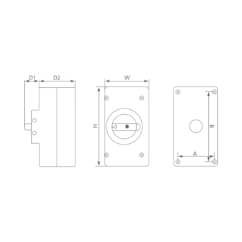 Live Electrical RI25DC Live Electrical 4 Pole 25A DC Rotary Isolator Switch 2