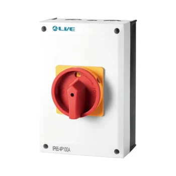 Live Electrical RI4100 100A Weatherproof Rotary Isolator Switch 4 Pole 1