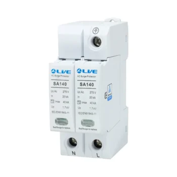 Live Electrical SA220 Live Electrical 2 Pole 10kA/20kA Type 2 Surge Protective Device