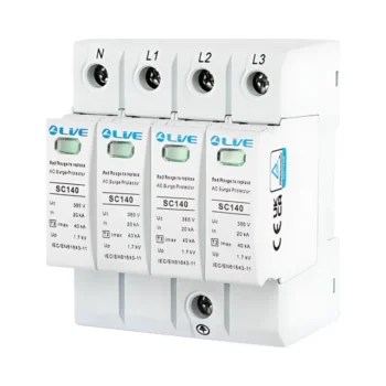 Live Electrical SC440 4 Pole 20kA/40kA Type 2 SPD Surge Protective Device