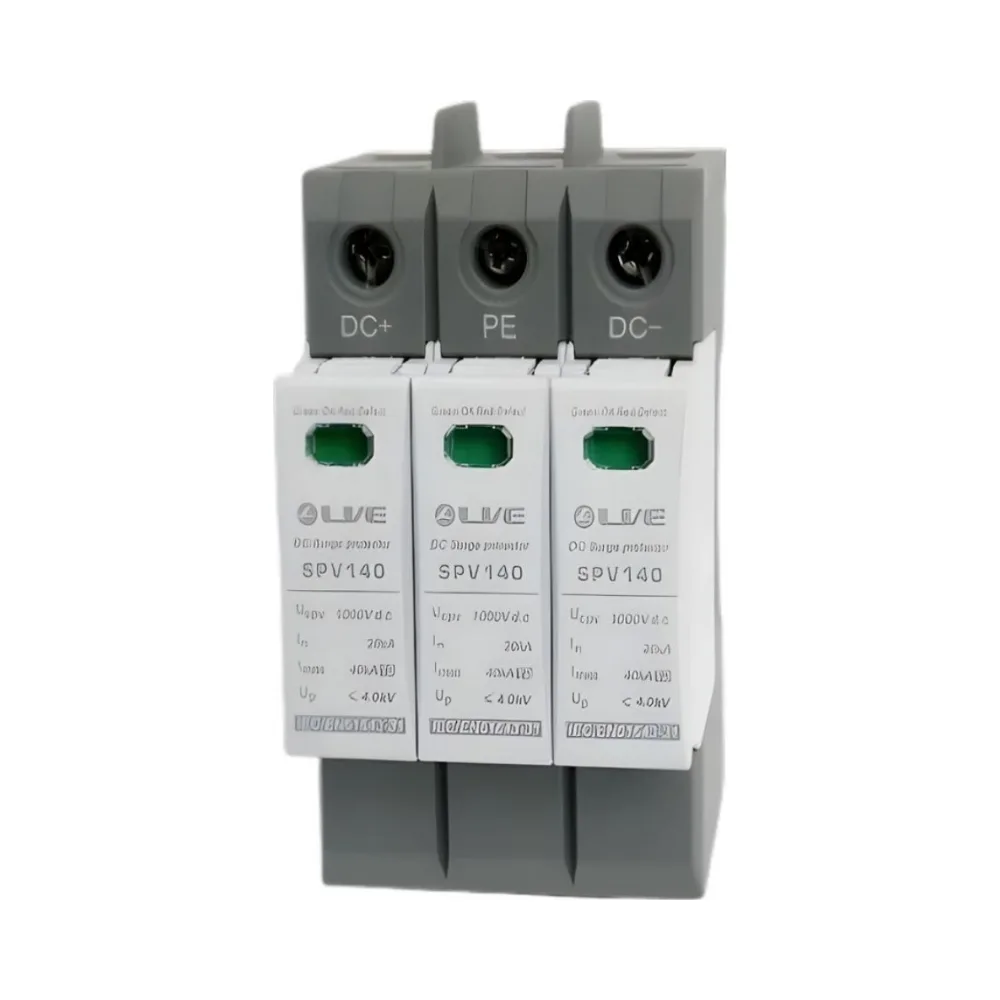 Live Electrical | SPV340/1 | 3-Pole | Type 2 DC Surge Device | For Circuits up to 1500V 1 SPV340/1 1500V DC Surge Protection Device