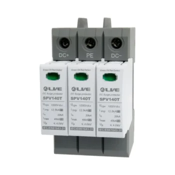 SPV340T 3-Pole Type 1+2 DC Surge Protection Device