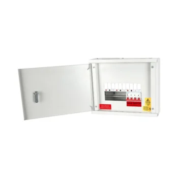 Live Electrical TPNH02-100 2 Way Horizontal TP&N Distribution Board – 100A 4 Pole Main Switch