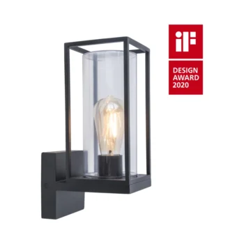 Lutec 5288801012 Lutec - Flair Wall Light - Matt Black (5288801012) 1