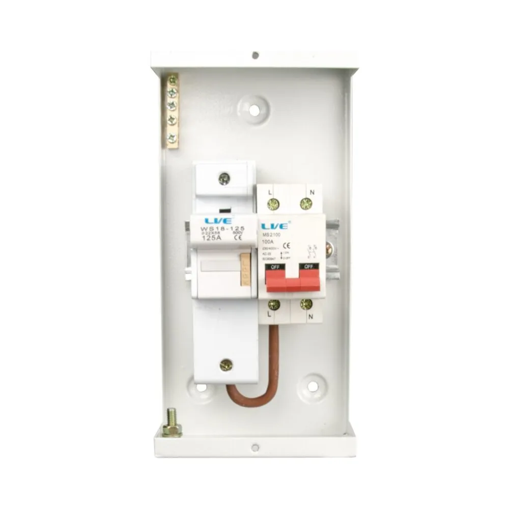 Live Electrical 125A Fused Switch With Metal Lid 2 Live Electrical MCFS100 Live Electrical 125A Fused Switch With Metal Lid 2