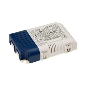 Mean Well LCM-25DA2 LED Driver – 25W, DALI-2, Push Dim, Multi-Current, Emergency Lighting Compatible.